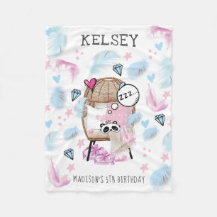 Guest Personalised Slumber Party Fleece Blanket