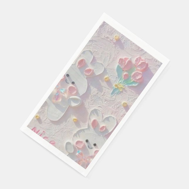 Guest Towel Elegance: A Touch of Hospitality Napkin (Corner)