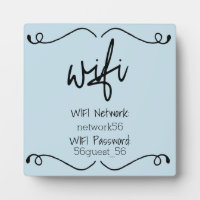 Guest Visitor WIFI information Password