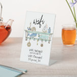 Guest Visitor WIFI information STR Rental Beach  Pedestal Sign<br><div class="desc">This design was created though digital art. It may be personalised in the area provided by changing the photo and/or text. Or it can be customised by choosing the click to customise further option and delete or change the colour the background, add text, change the text colour or style, or...</div>