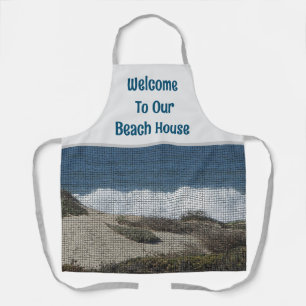 Guest Welcome Coastal Landscape Photo Beach House Apron