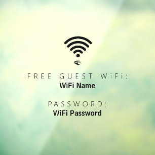 Guest Wifi Customer Network Password