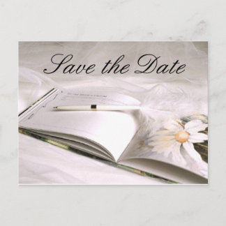 Guestbook (1) Save the Date Announcement Postcard