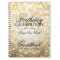Guestbook 50th Birthday Party Gold Glitter Light