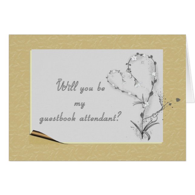 guestbook attendant (Front Horizontal)