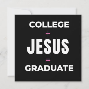 Guestbook College + Jesus = Graduate Invitation