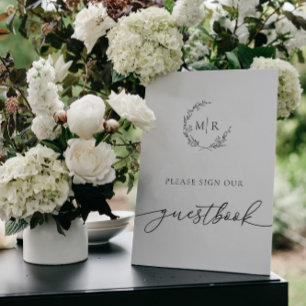 Guestbook Sign  Plaque