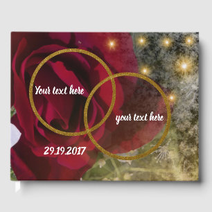 Guestbook,template,wedding,colourful+ craft,trendy guest book