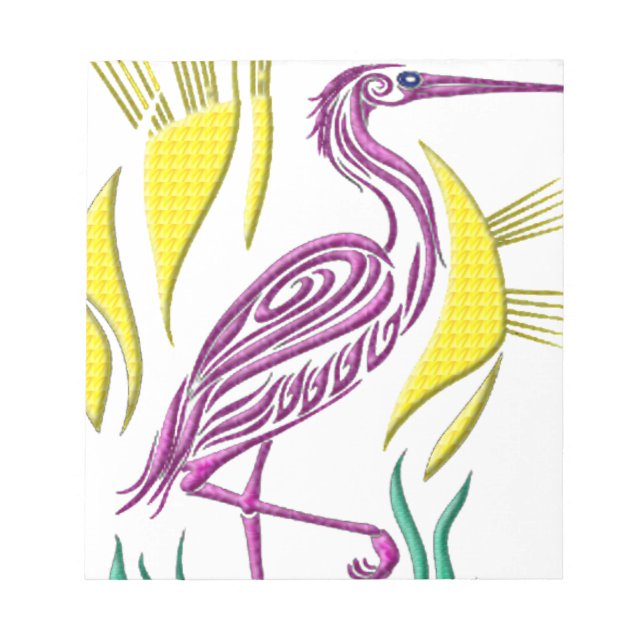 guests  birthday shower party celebration congrats notepad (Front)
