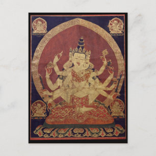 Guhyasamaja Tibetan Buddhist Deity Postcard