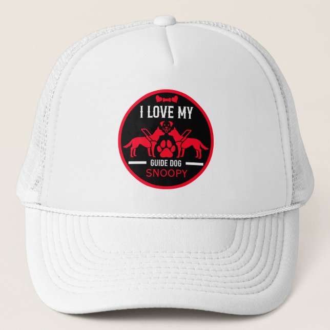 Guide Dog Gifts Trucker Hat (Front)