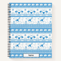 Guide Dog Tale Lab Pattern - Blue -