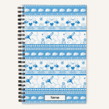Guide Dog Tale Lab Pattern - Blue - Small