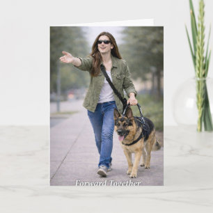 Guide Dog Team Graduation Congratulations GSD Team Card