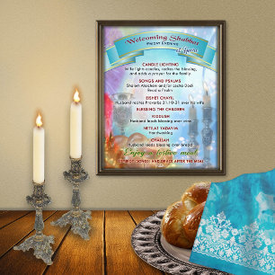 Guide for Welcoming the Shabbat at Home Photo Print