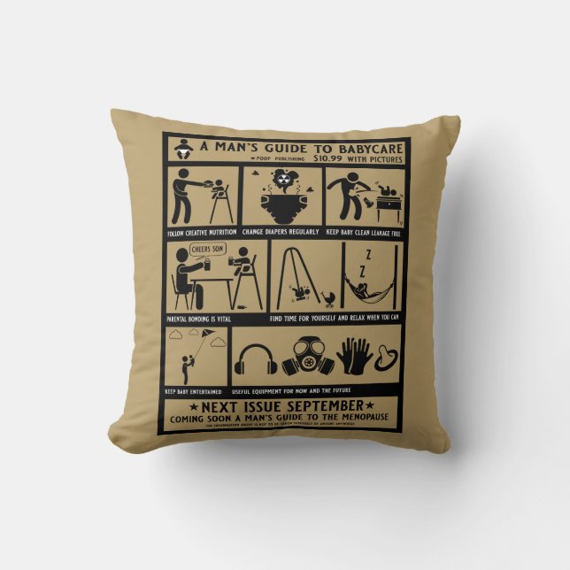 Guide Gifts For New Dads Cushion (Front)