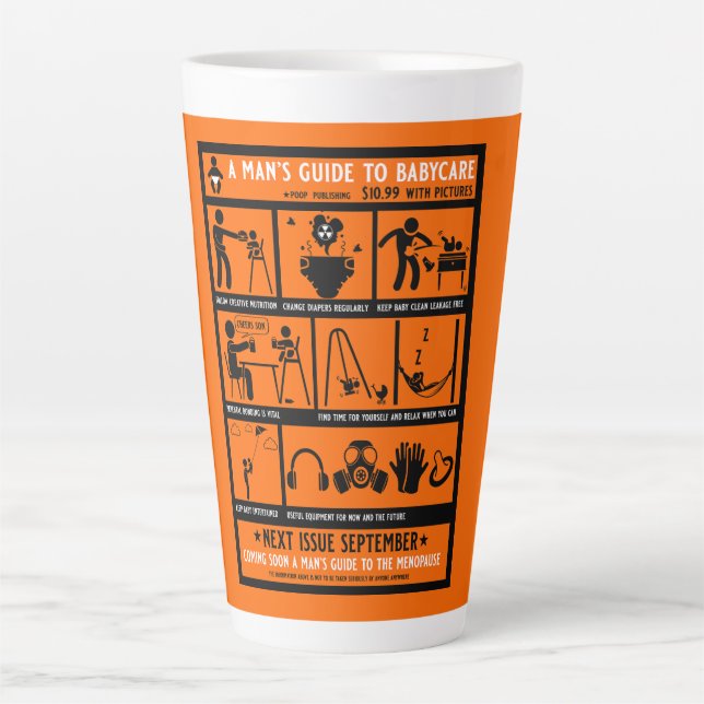 Guide Gifts For New Dads Latte Mug (Front)