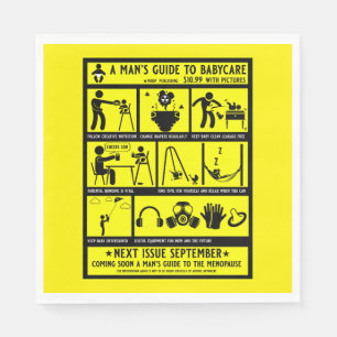 Guide Gifts For New Dads Napkin