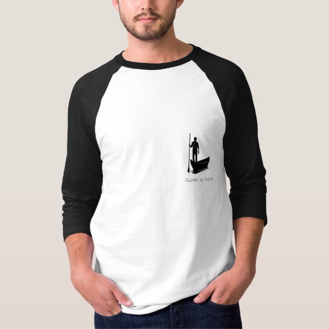 "Guided by Silence, Moved by the Unknown" –Minimal T-Shirt (Front)