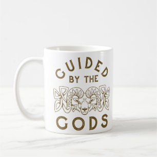 Guided by the Gods Celtic Knot Goat Coffee Mug