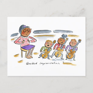 Guided Improvisation Postcard