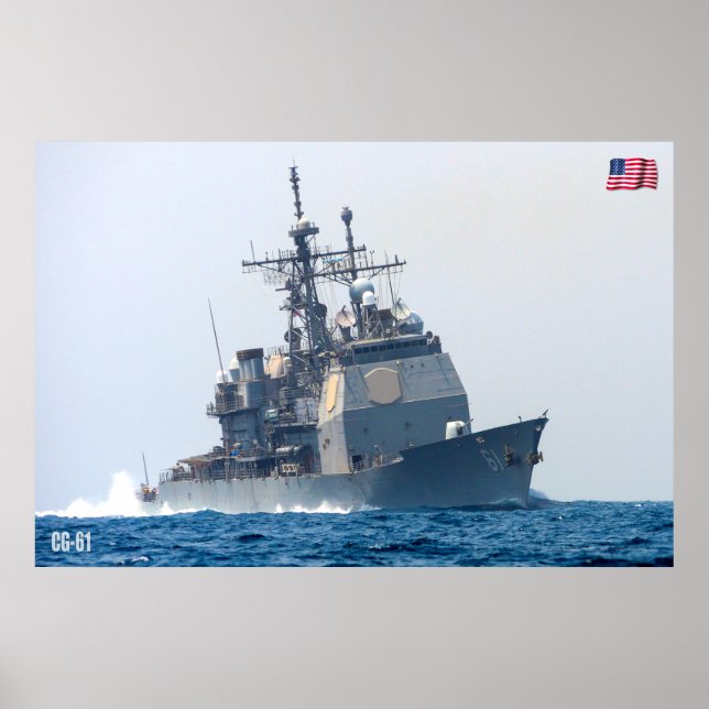GUIDED-MISSILE CRUISER – CG-61 POSTER (Front)