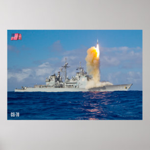 GUIDED-MISSILE CRUISER – CG-70 POSTER