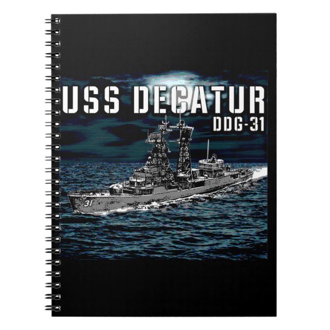 Guided missile destroyer Decatur Notebook (Front)