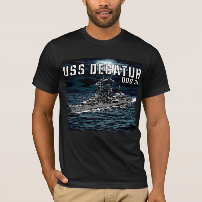 Guided missile destroyer Decatur T-Shirt (Front)