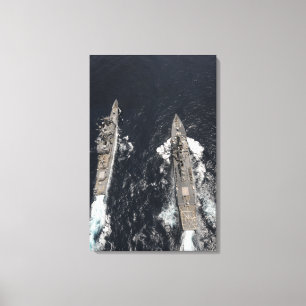 Guided-missile destroyer USS Gridley Canvas Print