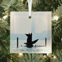 GUIDING HAND Glass Ornament