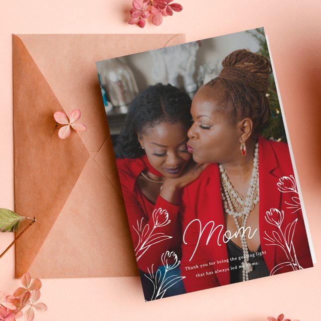 Guiding Light Mother's Day Photo Greeting Card (Creator Uploaded)