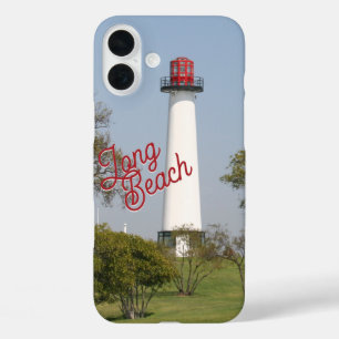 Guiding Lights: Long Beach Lighthouse Serenity iPhone 16 Plus Case