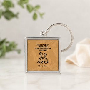 Guiding Students Fascinating World Of Literature Key Ring