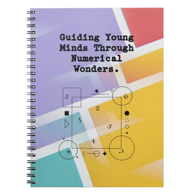 Guiding Young Minds | Numerical Wonders Math Notebook (Front)