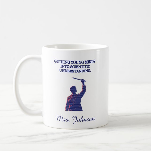 Guiding Young Minds Scientific Understanding Coffee Mug (Left)