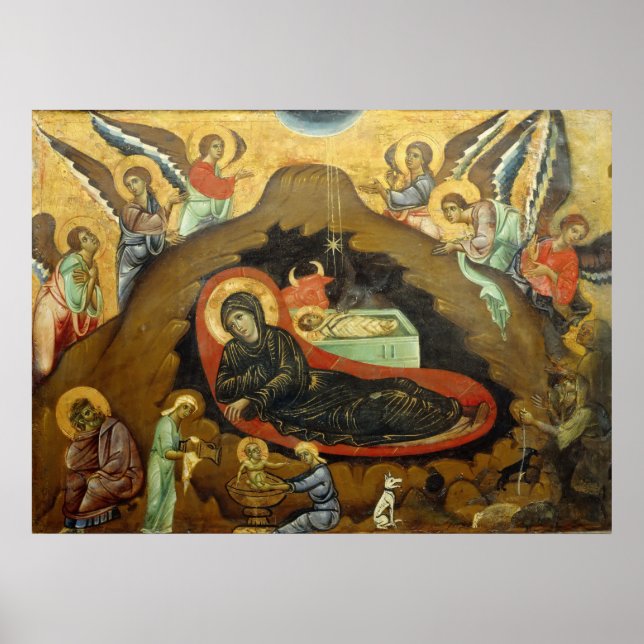 Guido of Siena - Nativity - Circa 1270 Poster (Front)