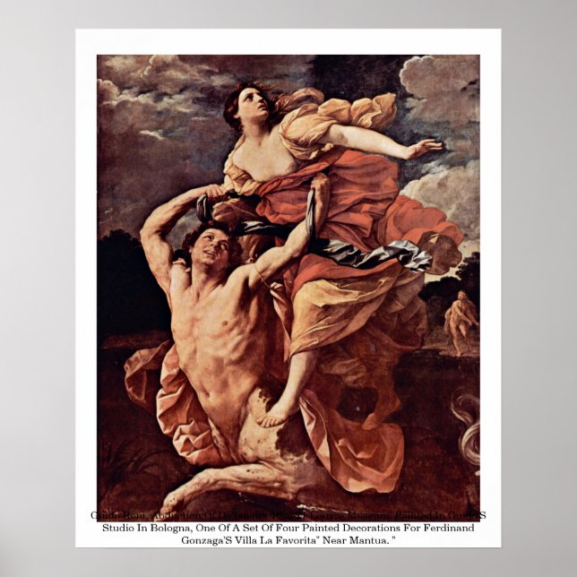 Guido Reni, Abduction Of De'Ianeira 1620-21 Louvre Poster (Front)