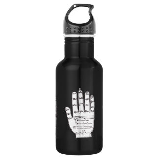 Guidonian Hand, Mediaeval Music Theory 532 Ml Water Bottle