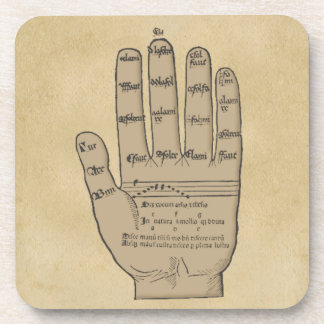 Guidonian Hand, Mediaeval Music Theory Coaster
