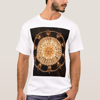 Guildhall Elegance: Antique Chandelier View T-Shirt