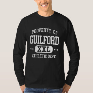 Guilford Retro Athletic Property Dept  1 T-Shirt