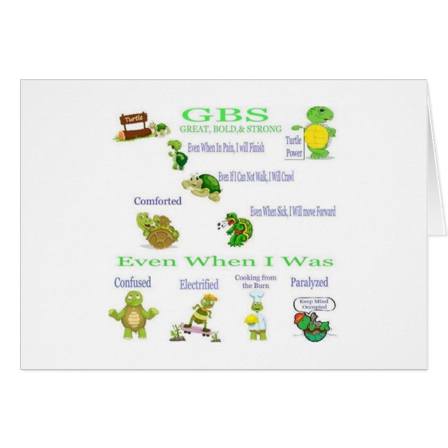 guillain barre syndrome card (Front Horizontal)