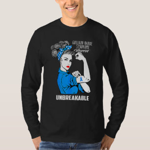 Guillain Barre Syndrome Warrior Unbreakable Awaren T-Shirt