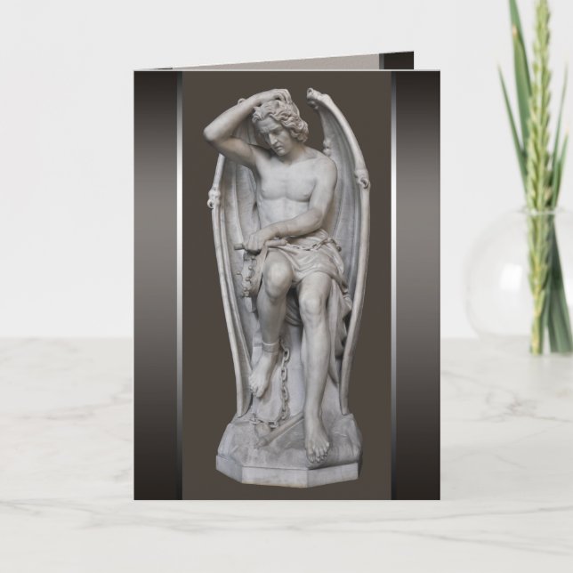 Guillaume Geefs Lucifer CC0284 Greeting Card (Front)