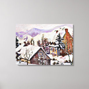 Guillaumin - The Village of St. Sauves-d'Auvergne Canvas Print