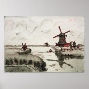 Guillaumin - View From Saardam Poster