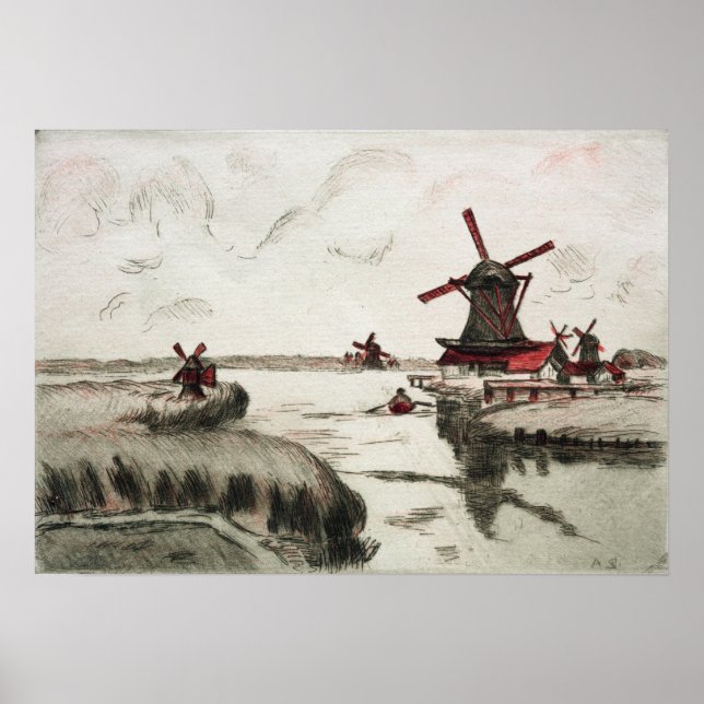 Guillaumin - View From Saardam Poster (Front)