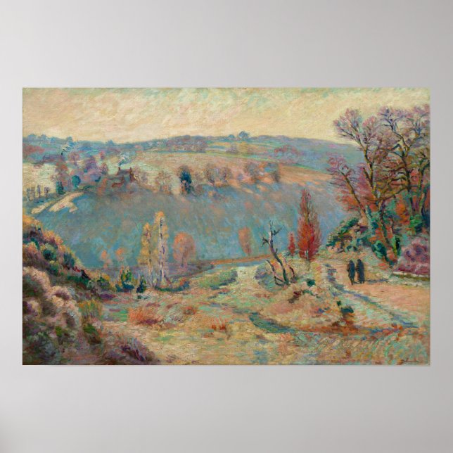 Guillaumin - White Frost at Sedelle Valley Poster (Front)