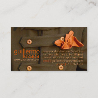 Guillermo Lozada | Zearonne.com Appointment Card